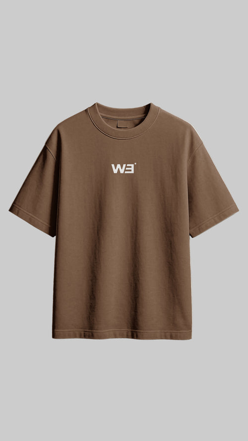 BROWN BASIC T-SHIRT
