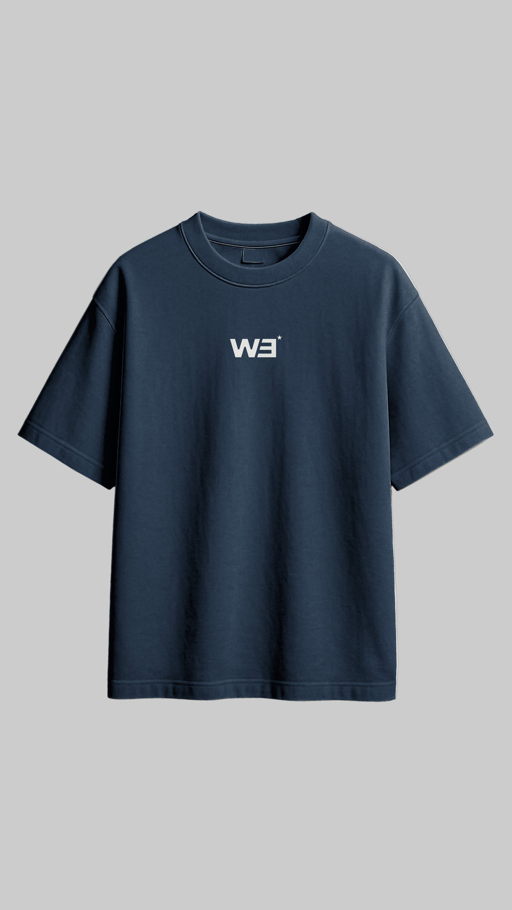 BLUE BASIC T-SHIRT